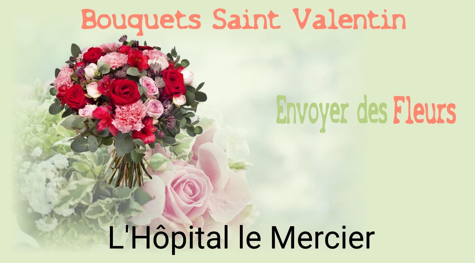 Roses de Saint-Valentin livrées à L'Hôpital-le-Mercier